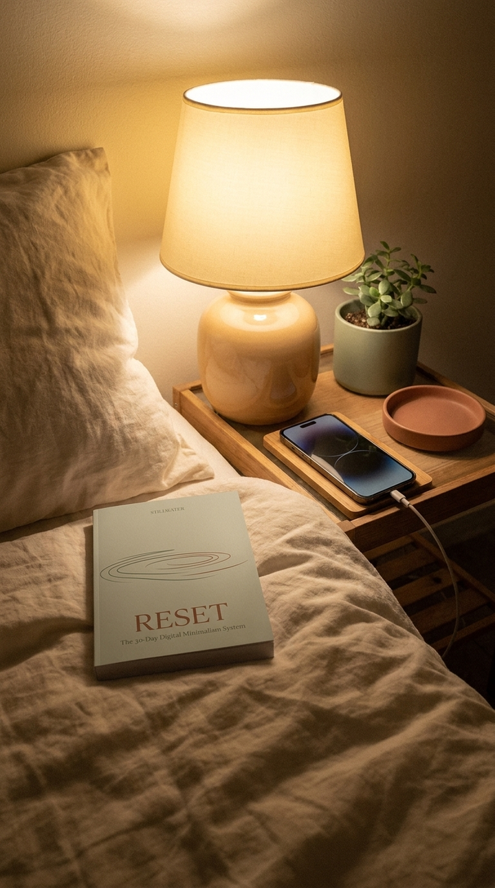 Phone charging outside the bedroom