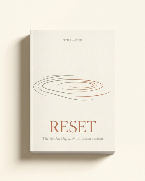 RESET book cover by Stillwater